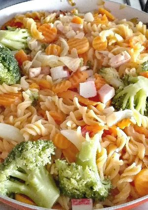 Foto principal de Menestra de verdura con pasta de lentejas