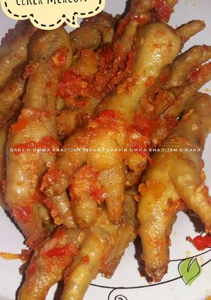 Foto resep Ceker mercon level 3
