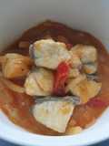 Barramundi in tomatoes sauce