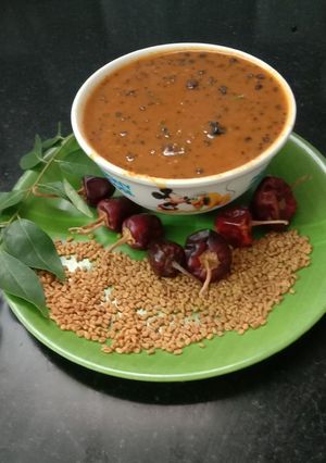 வெந்தய குழம்பு. (Venthaya kulambu recipe in tamil) செய்முறை முக்கிய புகைப்படம்