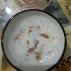 A picture of Badam milk.