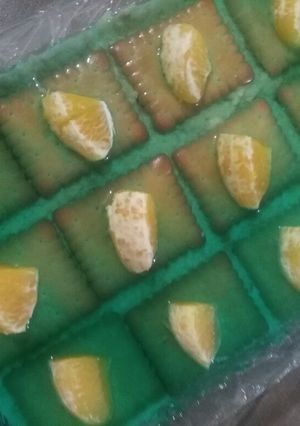 عکسی از دستور ژله سیب پرتقال ،🍏🍊🍎