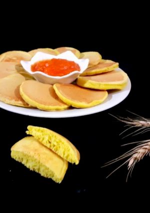 عکسی از دستور پنکیک زعفرانی 😋😍