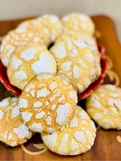عکسی از دستور کوکی زعفرانی ترک دار(در سولاردام یا فر) 🍪