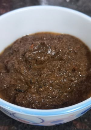A picture of Sunflower Seeds Chutney.
