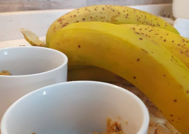 كريب الموز 😋 بثلاث مكونات فقط