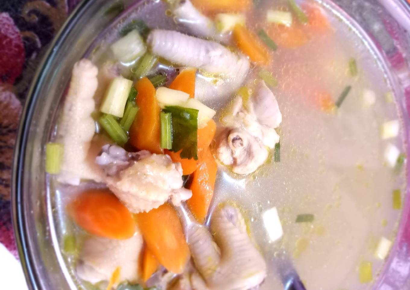 Sop ceker ayam