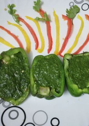 পালং ক্যাপসিকাম বাহার রেসিপির প্রধান ছবি