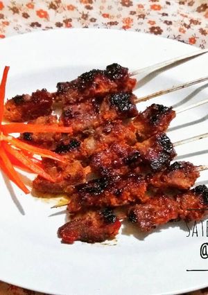 Foto resep Sate Rembiga (sate sapi khas Mataram)