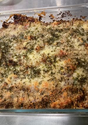 Une photo de Gratin de thiéré au bœuf, légumes et emmental