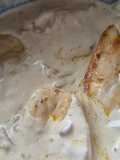 Escalopes de poulet façon carbonara