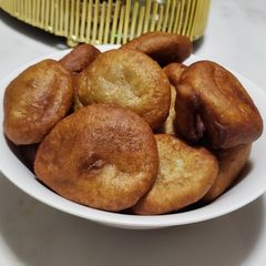 A picture of Banana puff puff.