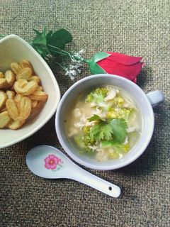 Foto resep Egg Drop Soup 🍲🐣(Sarapan-Hari3)