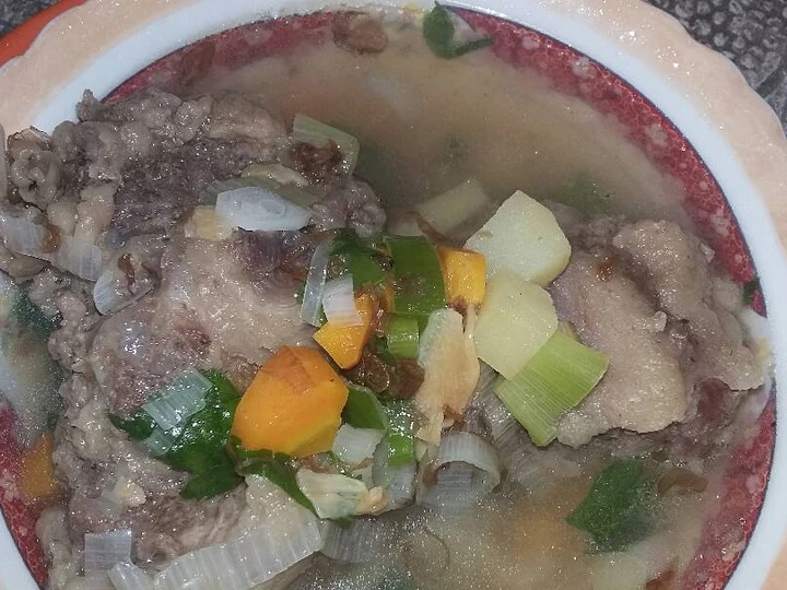 Langkah Gampang Membuat Resep soup buntut sapi.. maknyuuzz dan guriih Anti Ribet, Menggugah Selera