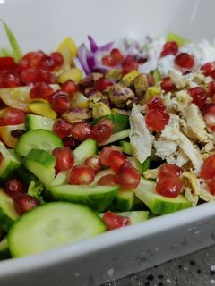 صورة لوصفة سلطة الدجاج المغربية