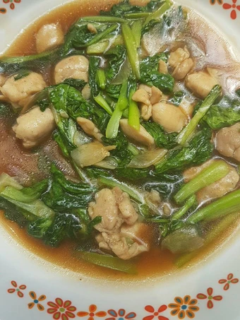 Easy Way Make Bok Choy ayam saus tiram the Perfect So Delicious