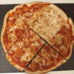 A picture of Quick and Easy Thin Crust Pizza.