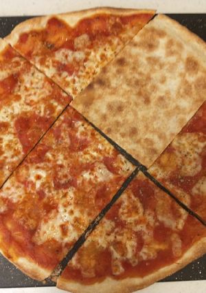 A picture of Quick and Easy Thin Crust Pizza.