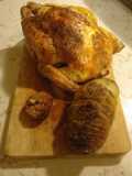 Pollo al forno con patate Hasselback