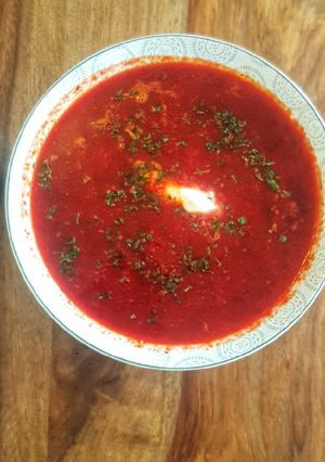 Une photo de Bortsch - Soupe russe (version végétarienne)