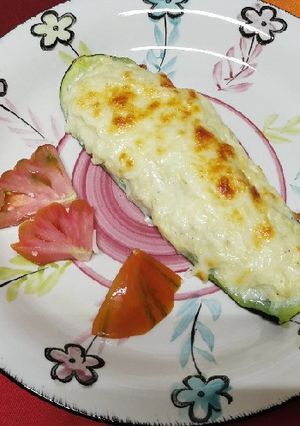 Una foto de Calabacines rellenos