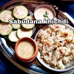 A picture of Sabudana khichdi.