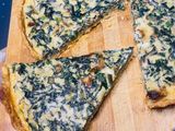 Cheeseless Spinach Quiche