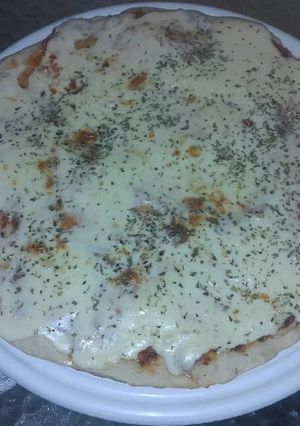 Una foto de Pizza casera