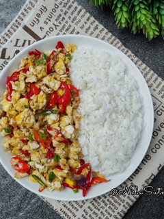 Foto resep Telur Orak Arik Pedas