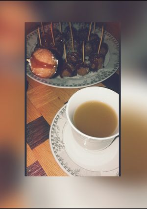 صورة لوصفة حلى كرات الكراميل💭🌟