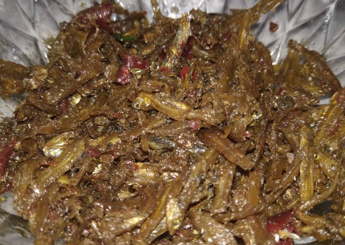 Ikan Teri Gula Merah