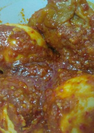 Foto resep Ayam Telur Masak Kayu Manis