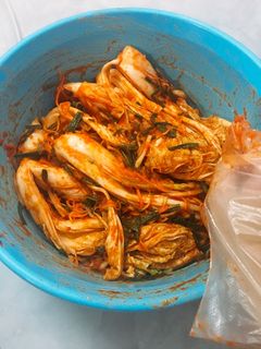 Hình của món Kim Chi Cải Thảo Hàn Quốc.
