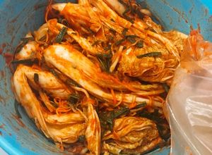 Hình của món Kim Chi Cải Thảo Hàn Quốc.