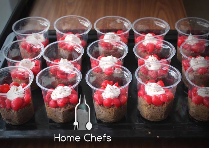 Recipe of Homemade Deconstructed Black Forest cake