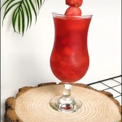 A picture of Watermelon cooling mocktail.