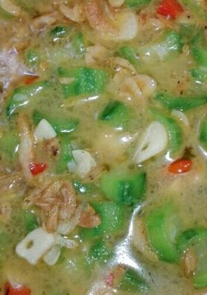 Foto resep Sayur oyong ebi