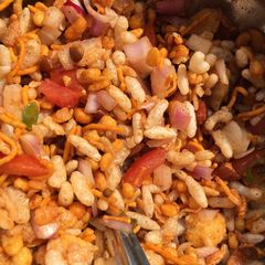 Bhel puri A picture of Bhel puri.