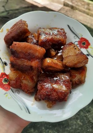 Hình của món Heo quay chay.