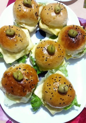 صورة لوصفة ميني همبرغر خفيف ريشة
