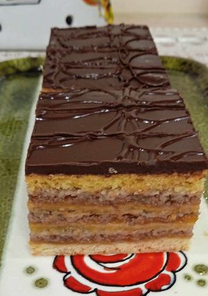 Diós zserbó recept fotója