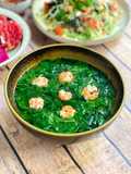 Canh Rau Tập Tàng Nấu Tôm Tươi