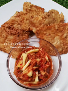 Foto resep Tempe Goreng + Sambal Mangga