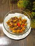Tumis Jantung Pisang Tempe
