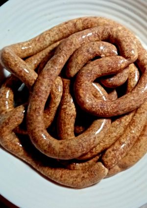 O poză a rețetei Cârnați din carne de vită şi oaie.