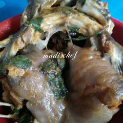 A picture of Catfish peppersoup.