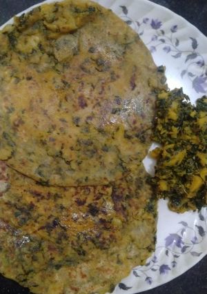 मेथी का पराठा (methi ka paratha recipe in Hindi) रेसिपी मुख्य फोटो