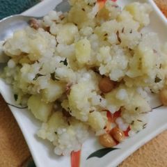 A picture of Sabudana khichdi.