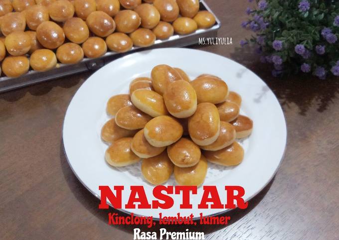 Resep NASTAR kinclong, lembut, lumer || Rasa Premium