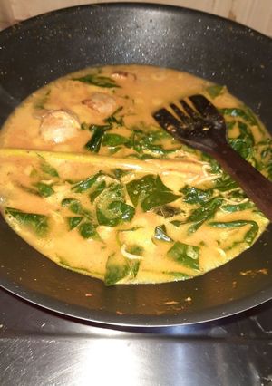 Foto resep Gulai daun singkong teri medan